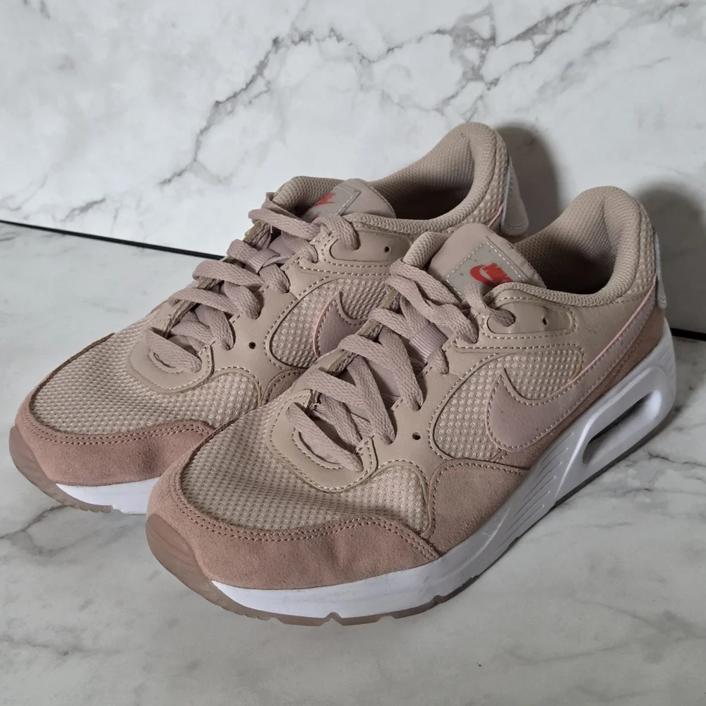 Nike Air Max SC Fossil Stone Tan Womens Sneakers Shoes Size 8.5 - Picture 4 of 9